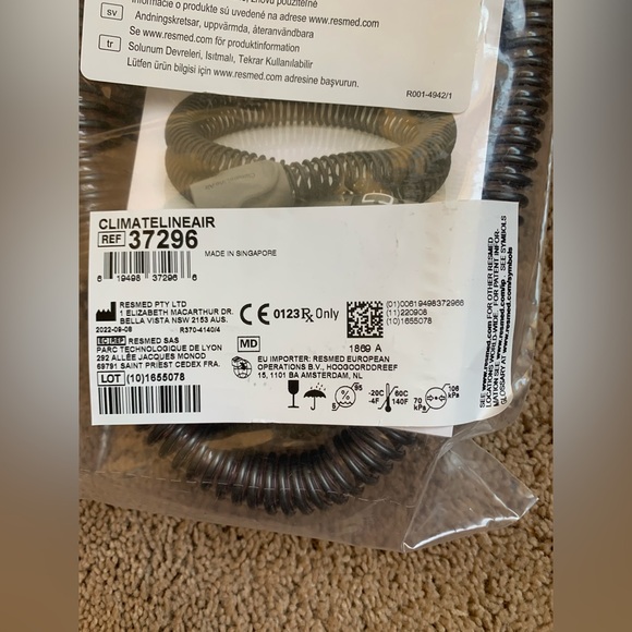 NWT ResMed ClimateLineAir CPAP Hose - Picture 3 of 3
